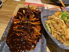 麻辣鱿鱼-冰川延边料理·炭烤串(原小木屋店)