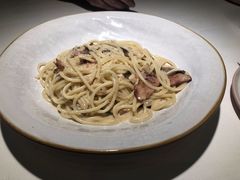 奶油蘑菇培根意面-秀儿家の小确幸花园西餐厅