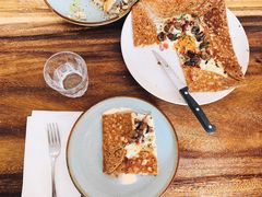 鸡蛋蘑菇熏肉荞麦可丽饼-RAC BAR(安福路店)