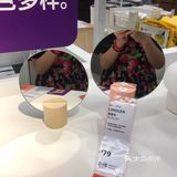 LIHOLEN 里霍伦 镜子，2件套, 粉红色, 白杨