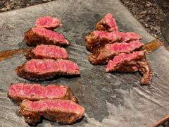 现切肩胛牛排-老乾杯和牛烧肉(王府中环店)
