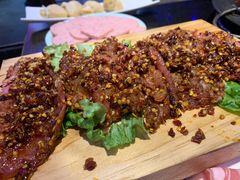重庆麻辣牛肉-宽板凳老灶火锅(南礼士路店)