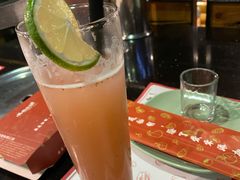 鲜榨水蜜桃果汁-韩味园果木炭烤鲜肉(陵东街店)