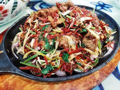 铁板煎烤牛肉-撒拉花儿·新疆菜·清真(太阳宫店)