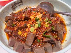 辣子蒜羊血-大厨小馆(华阳城店)