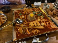 鱼饼火山炒年糕-包装马车·韩国料理·포장마차