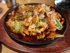 辣炒鱿鱼-全州豆芽汤饭