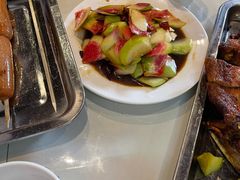 拌萝卜皮-玫瑰红烤羊排(北新桥三条店)
