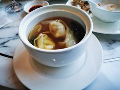 菜胆云吞炖鸡-唐阁海景中餐厅·早茶·粤菜•生日聚餐(海口朗廷酒店)
