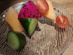 餐前水果-缦云里花园餐厅