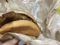 板烧鸡腿堡-麦当劳(军博店)