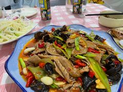 肝腰合炒-洪霞餐馆