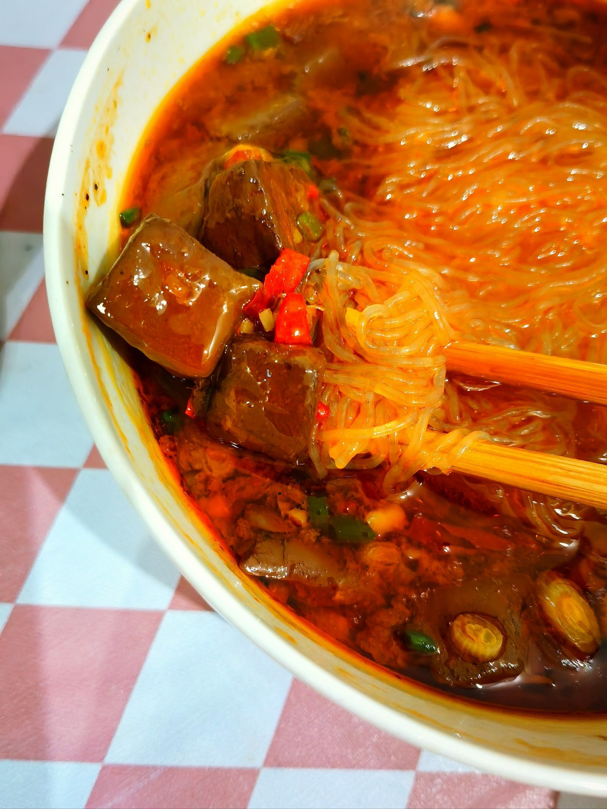 超好吃!鸭血粉丝!