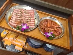-明洞阿姨·韩式酱蟹烤肉·创意料理(三元桥店)