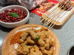 椒麻小酥肉-老佛爷铜炉蛙锅(东门老街店)