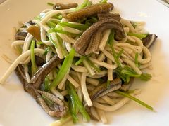 茭白炒现划鳝丝-玫瑰厅上海菜(兴国路店)