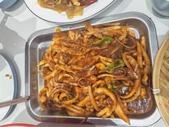 鱿鱼炒年糕-鲁南仔·滕州炒鸡(经三路店)