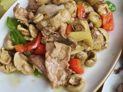 白菌炒肉-玛拉亚藏餐厅
