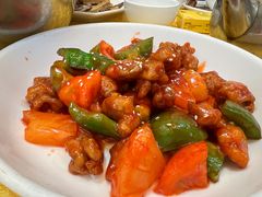 菠萝咕噜肉-辉记潮汕海鲜砂锅粥(林和西店)