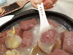 护肝菜炖猪横利汤-外沙疍家棚酒楼