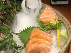 三文鱼刺身-鳗鱼家·深夜食堂(军博店)