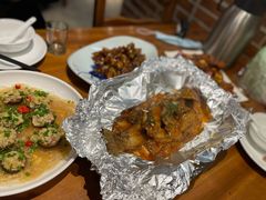 铁板鲈鱼-杭嵊粗菜馆(文一西路店)