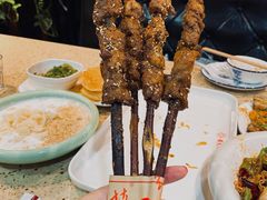 红柳枝烤羊肉串-红柳枝滩羊烧烤·银川非遗
