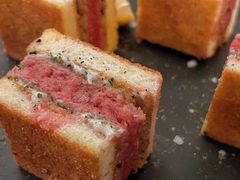 纯血黑安格斯谷饲牛西冷三明治-salée