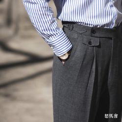 -怒马会 全麻衬西装高级定制