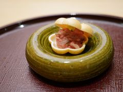 金枪鱼蓉白虾佐最中饼-鮨龍