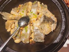 砂锅普宁豆酱焗黄鱼-汤城小厨•粤菜•靓汤(苏州街店)