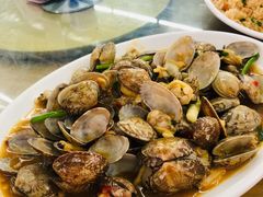 姜葱炒花甲-明记海鲜大排档(巽寮湾店)