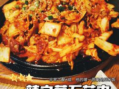 辣白菜五花肉-八福力韩国休闲餐厅(泉舜店)