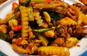 Old-Flavor Pig Intestine Chicken