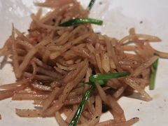 韭菜花炒土豆丝-梅花境(万科店)