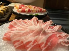 谷饲黑豚猪-揽季锅物会.福建黄鱼.海鲜姿造(五四路店)