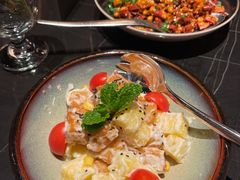 菠萝油条虾-华豫川酒家(大卫城店)