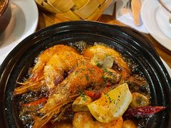 橄榄油虾仁-羽深肉铺 Steak & Wine