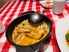 蘑菇汤莜面鱼鱼-西贝(宝乐汇店)