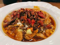 水煮牛肉-老回回饺子馆(海洋馆店)