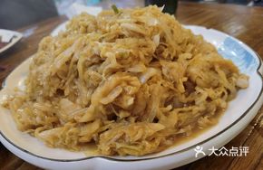 Glass Noodle and Sourdough Cabbage