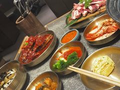 -草家酱蟹炭火烤肉店(珲春南路二店)