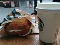 太阳蛋培根烤吐司-星巴克(浙江省人民医院店)