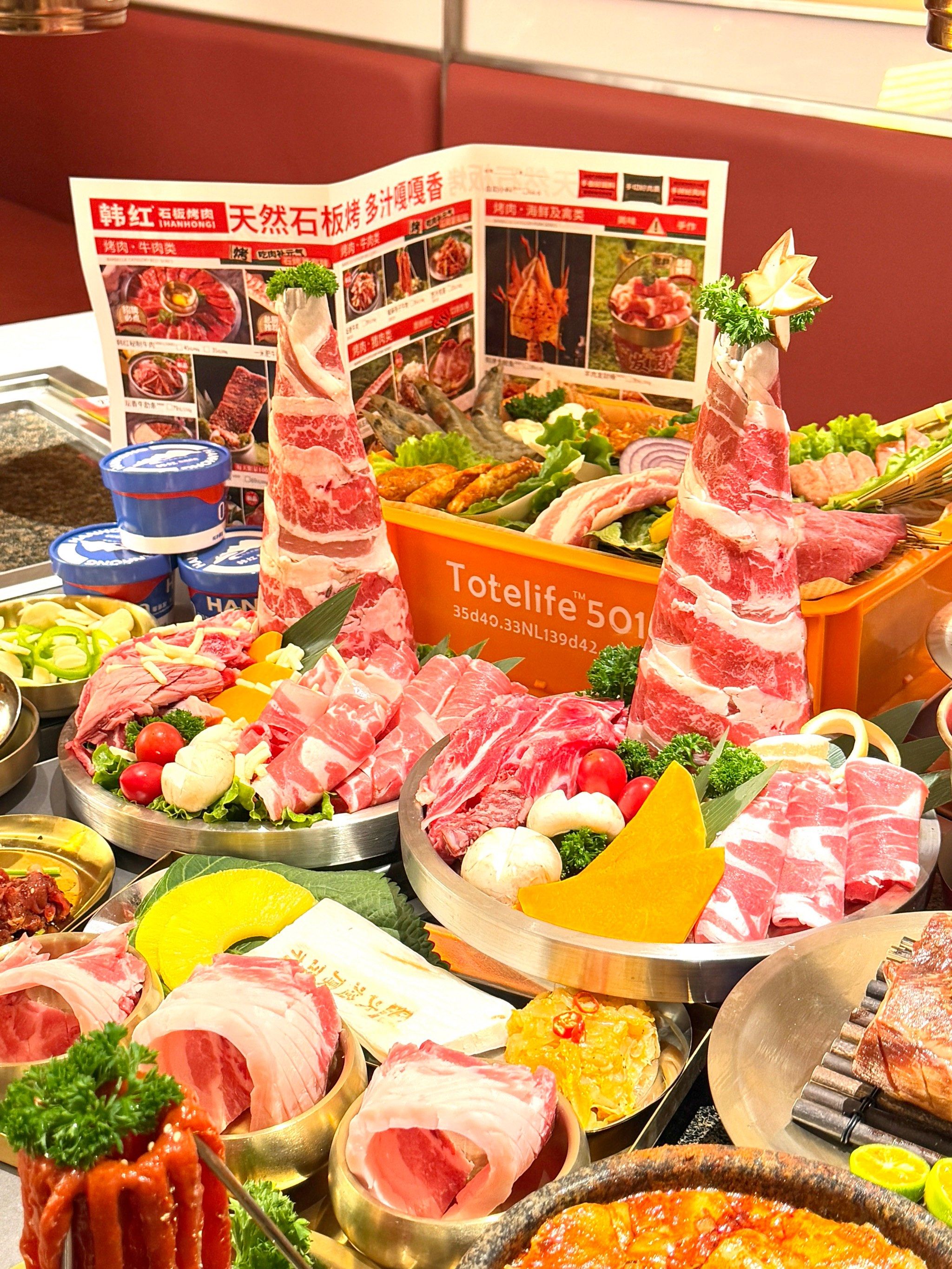 宝子们,桥西勒泰4f绝对是宝藏地!韩红石板肉开新店