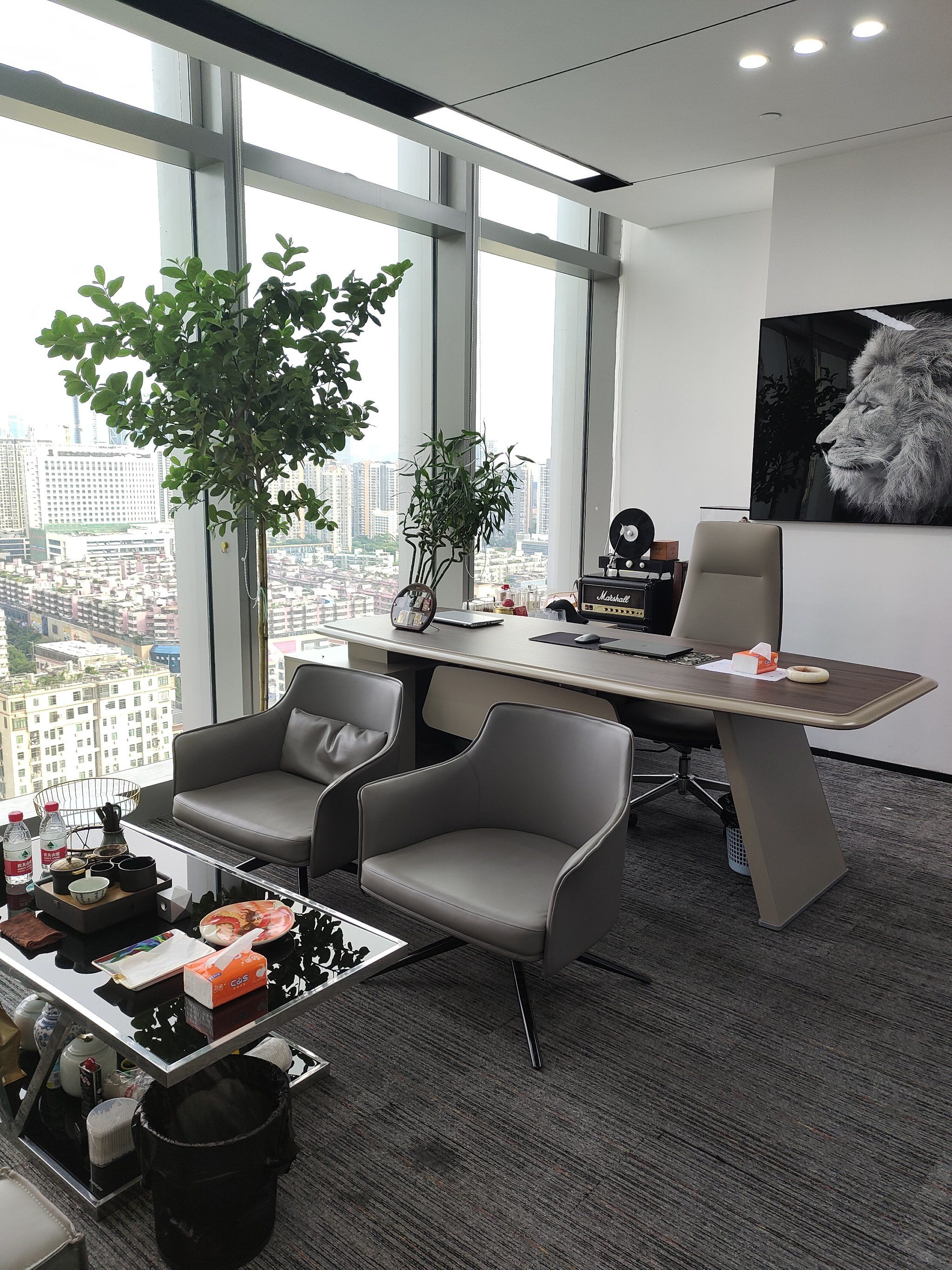 感觉这个办公室稍微这么布置一下还是好看的