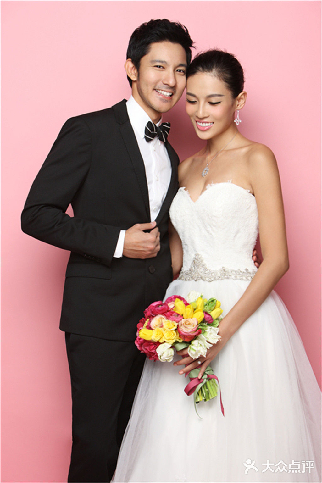 【明星系列张蓝心同款-结婚套餐】-molie莫莉高级婚纱-大众点评网