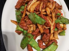 碧绿山珍炒牛柳-柒园·三十年创意杭帮菜(龙湖滨江天街店)