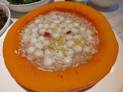 南瓜酒酿小圆子-玫瑰厅上海菜(兴国路店)