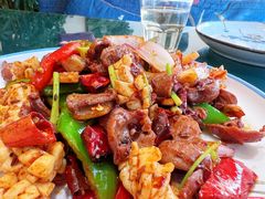 辣炒胗鱿-君霖海鲜私房菜(春柳店)