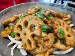 干锅卤藕-梁记粥铺(开元地中海店)